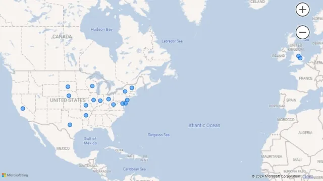 Attempt 4b Result: Mapping Using Country, State/Province, and City Name (State/Province-level)