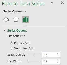 Format Data Series Gap Width and Series Overlap