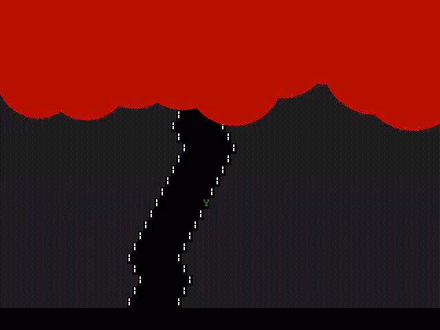 Screenshot of the crash animation from Maze Racer.