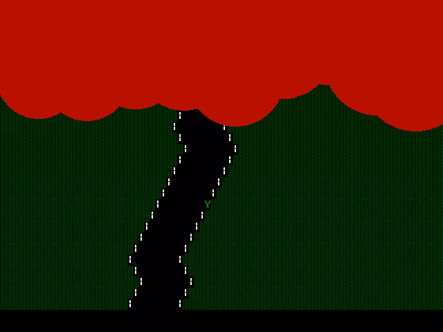 Screenshot of the crash animation from Maze Racer.