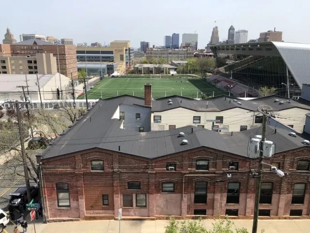 Photo of New Jersey Institute of Technology (NJIT), Newark, New Jersey: 2021 Covid vaccination distribution.