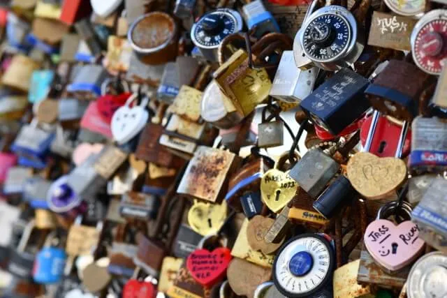 Pier 39, San Francisco, California - Love Locks